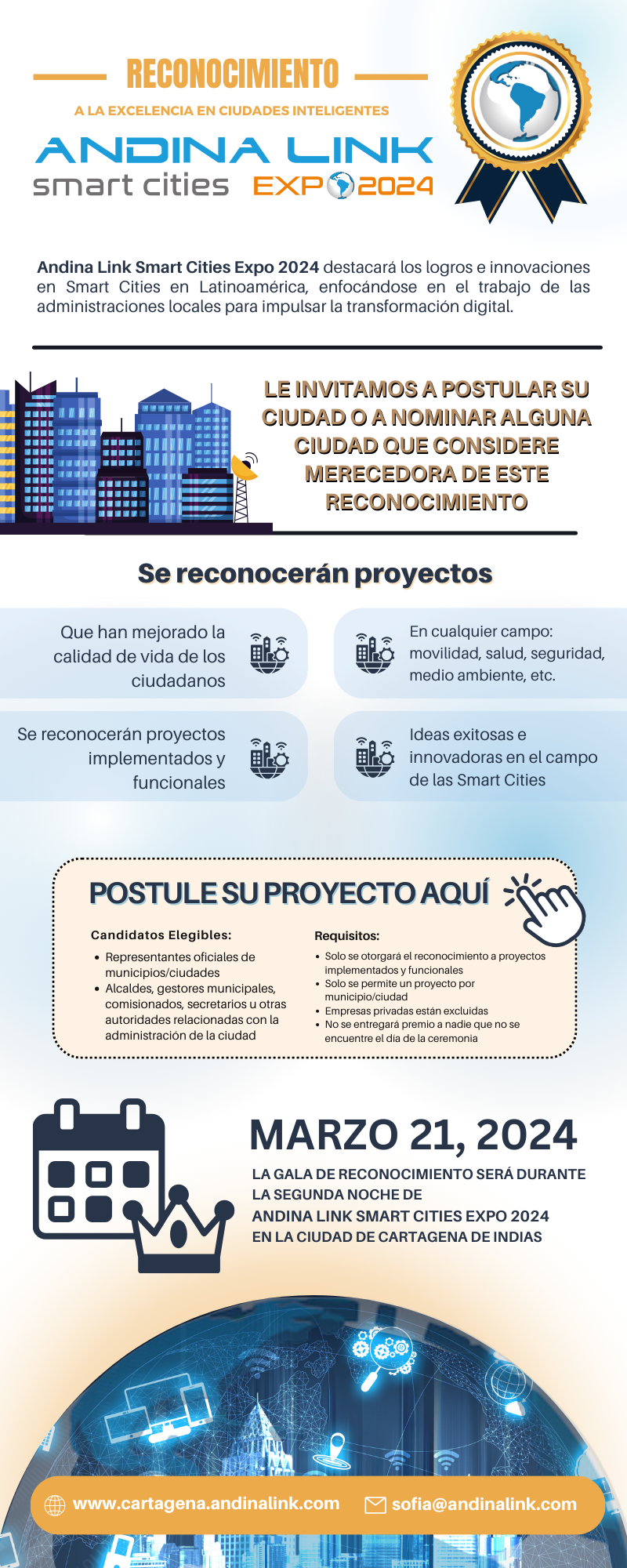 Postulación Premios Smart Cities Andina Link 2024