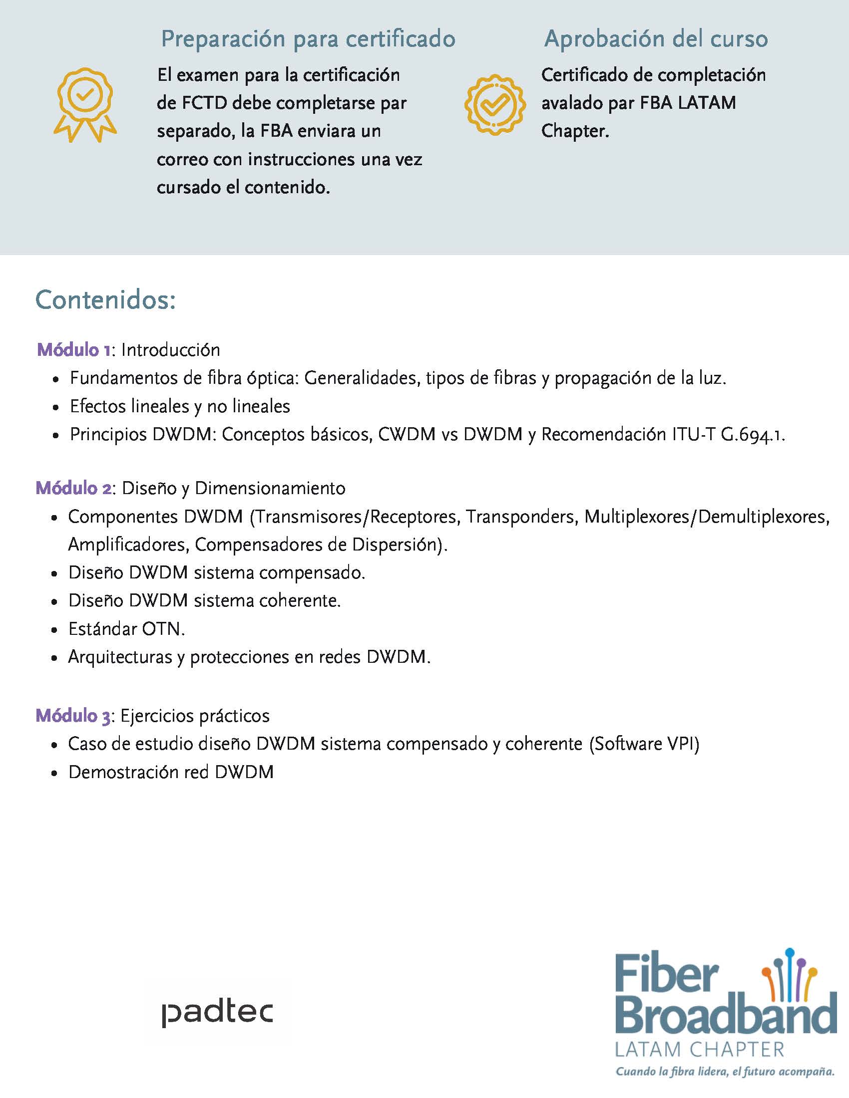 FCTD (FBA Certified Transport Designer) de FBA LATAM 2026