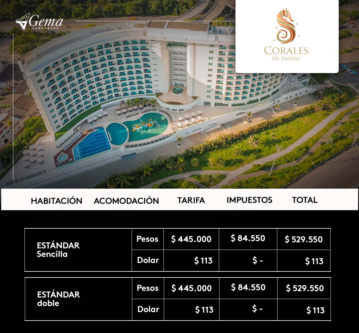Hoteles Sugeridos