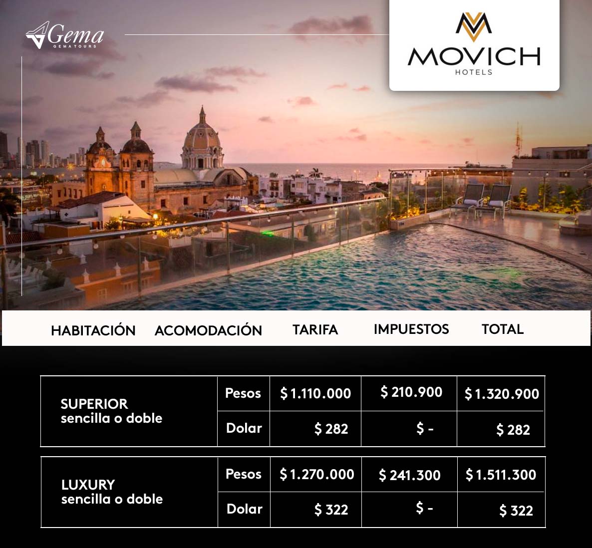 Hoteles Sugeridos